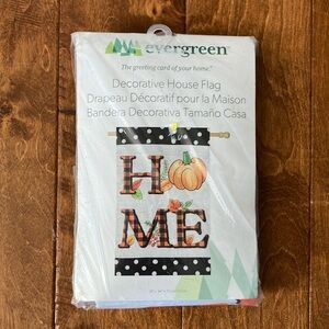 NWT Fall Pumpkin HOME Flag